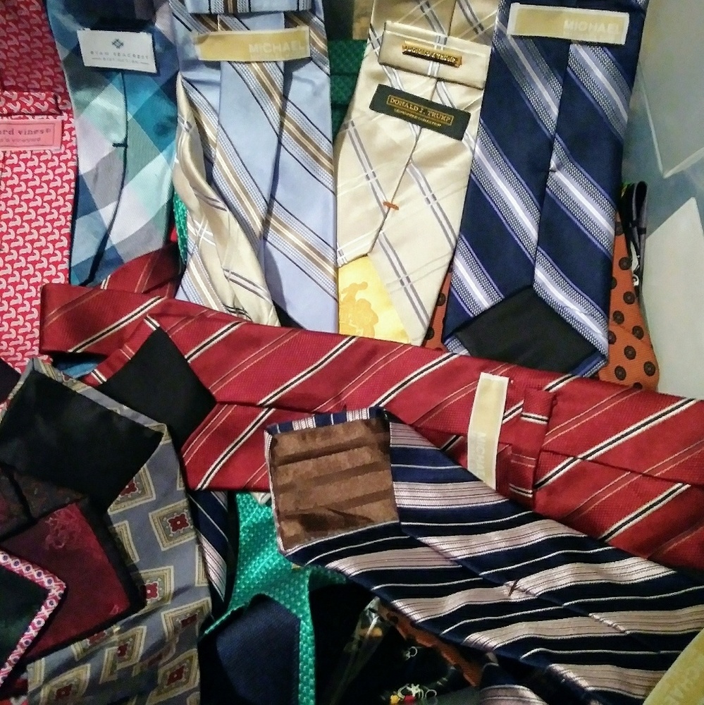 MENS SILK TIES LOT OF 20 BRAND NAMES ONLY WHOLESAL